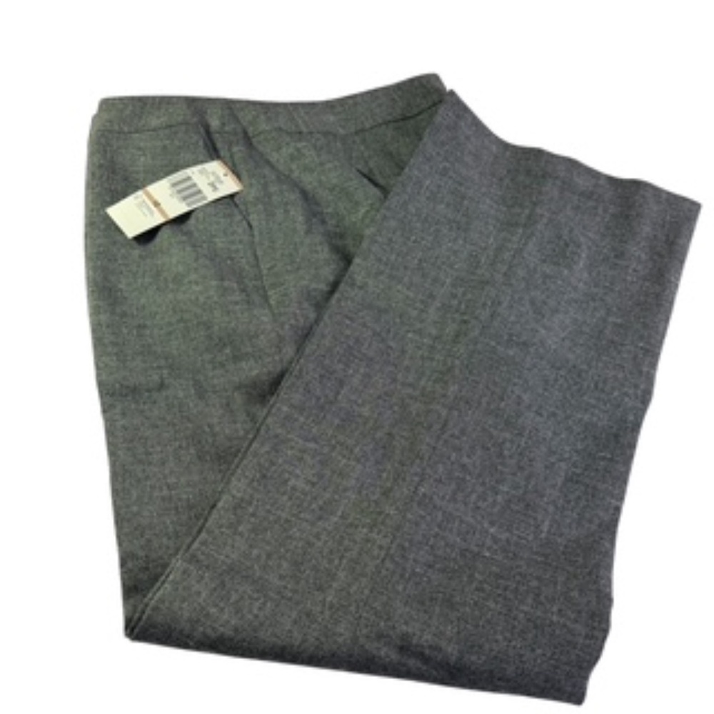NWT Jones & Co Charcoal 2 pc Fully Lined Single Button Pantsuit Size 12 - Picture 14 of 15